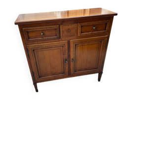 buffet bas ancien marqueté