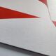 Red minimalist geometric painting