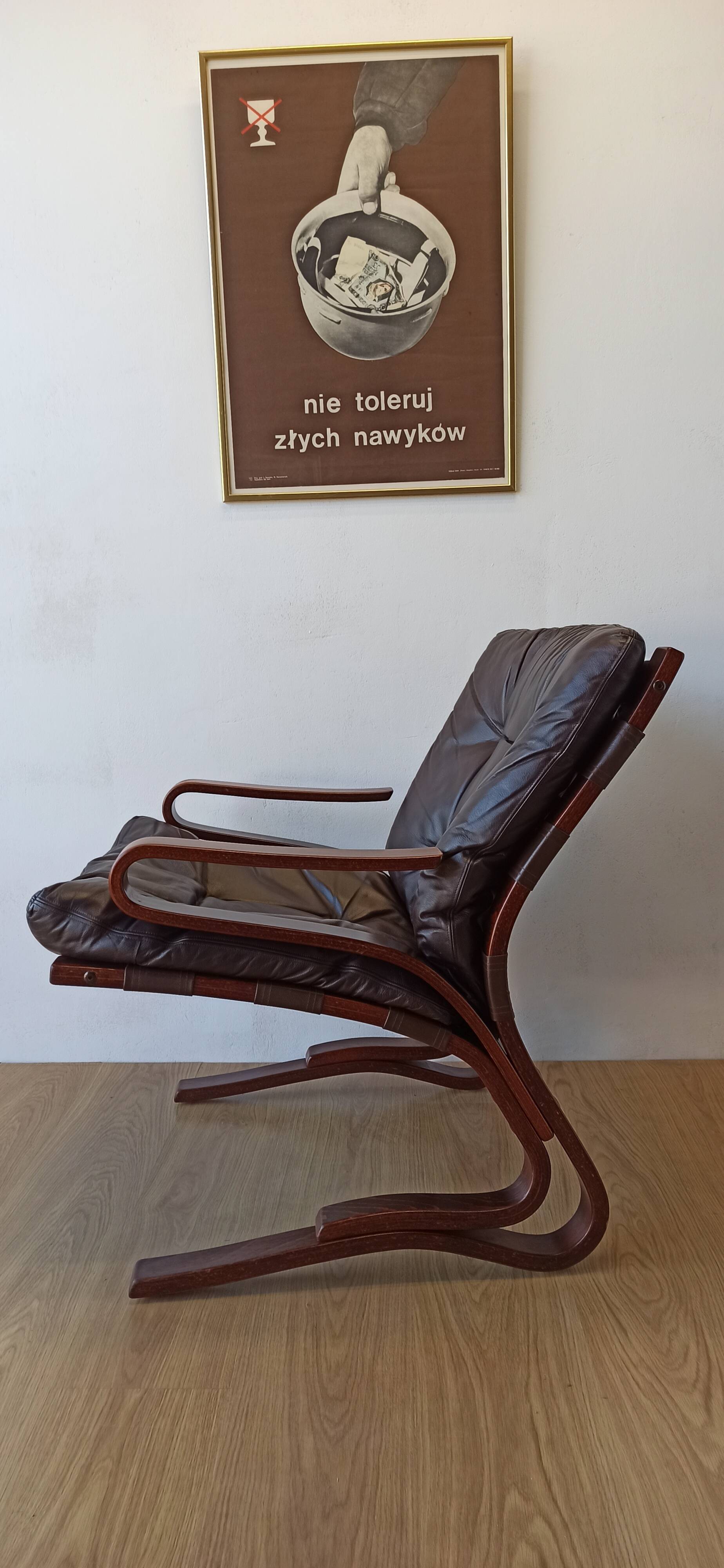 Scandinavian  Lounge Chair by Oddvin Rykken, 1960s.