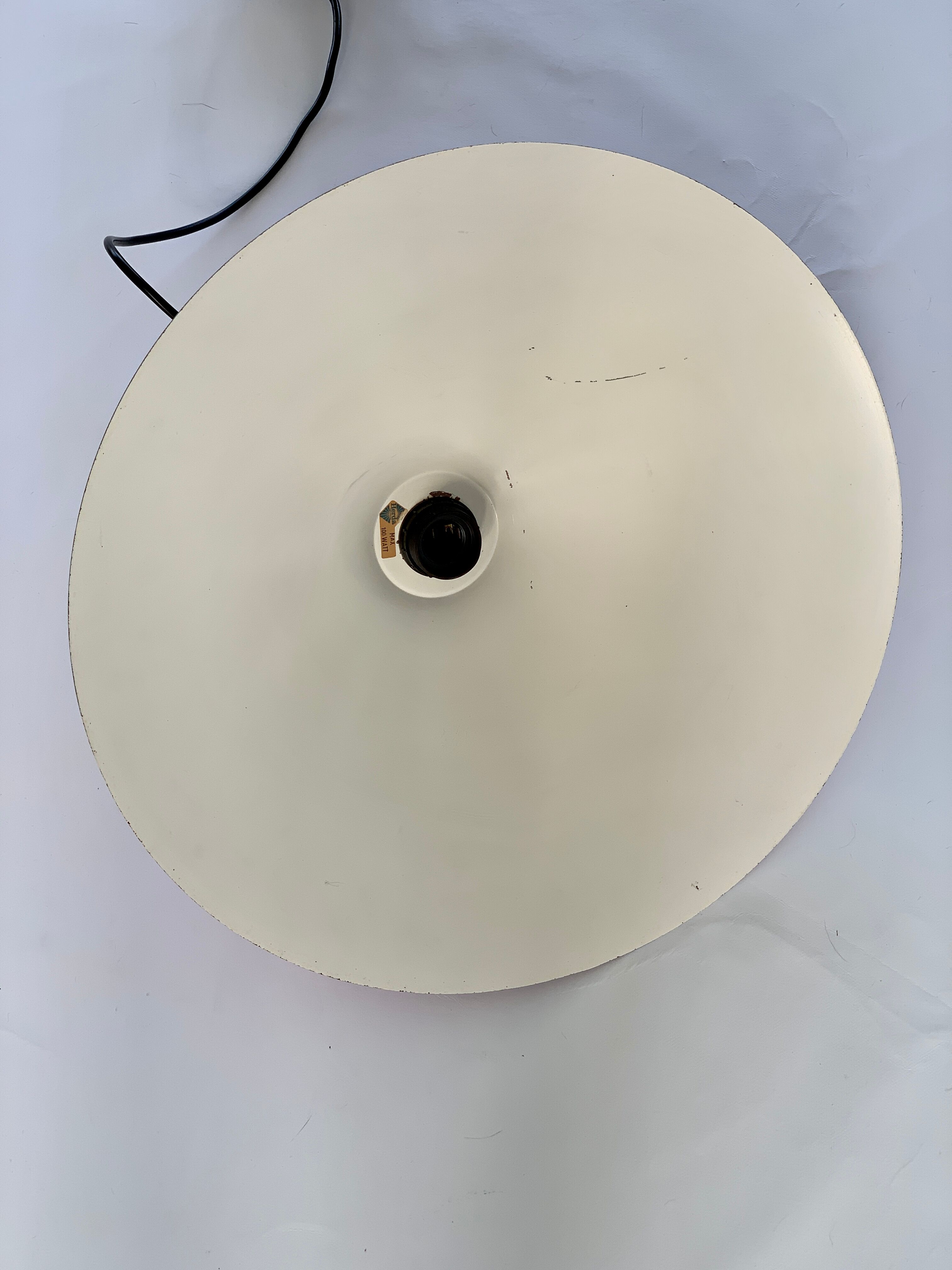 Herda BV enamelled metal suspension, vintage 70