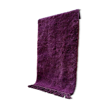 Tapis en laine pure tissé main artisanale traditionnelle 1,4/2,6 m