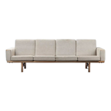 Hans J. Wegner 4-seater sofa, model GE-236/4, oak