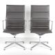 Paire de fauteuils de bureau ICF Una Chair Management