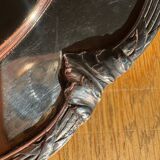 Two small dishes stamped Durousseau (Lyon)