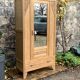 Parisian art deco cabinet in raw wood 1930