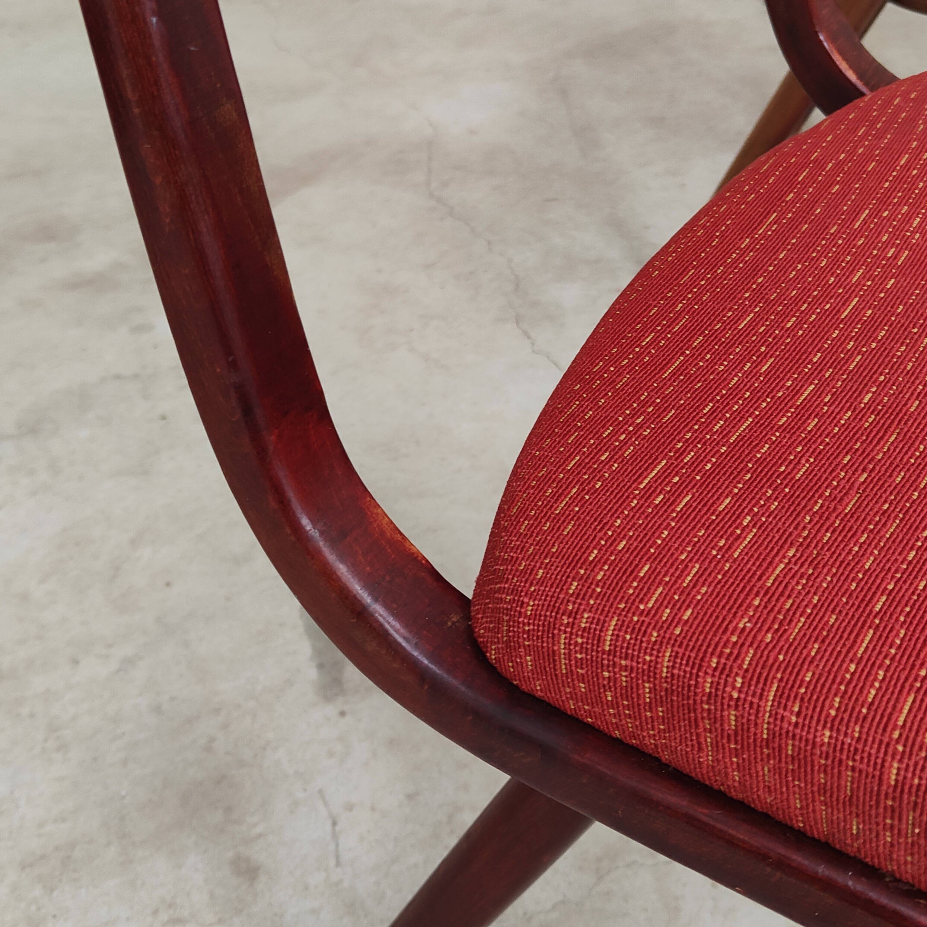 Lot de 6 chaises Jitona Sobeslav , Tchécoslovaquie 1960