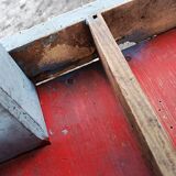 Small old garage workbench