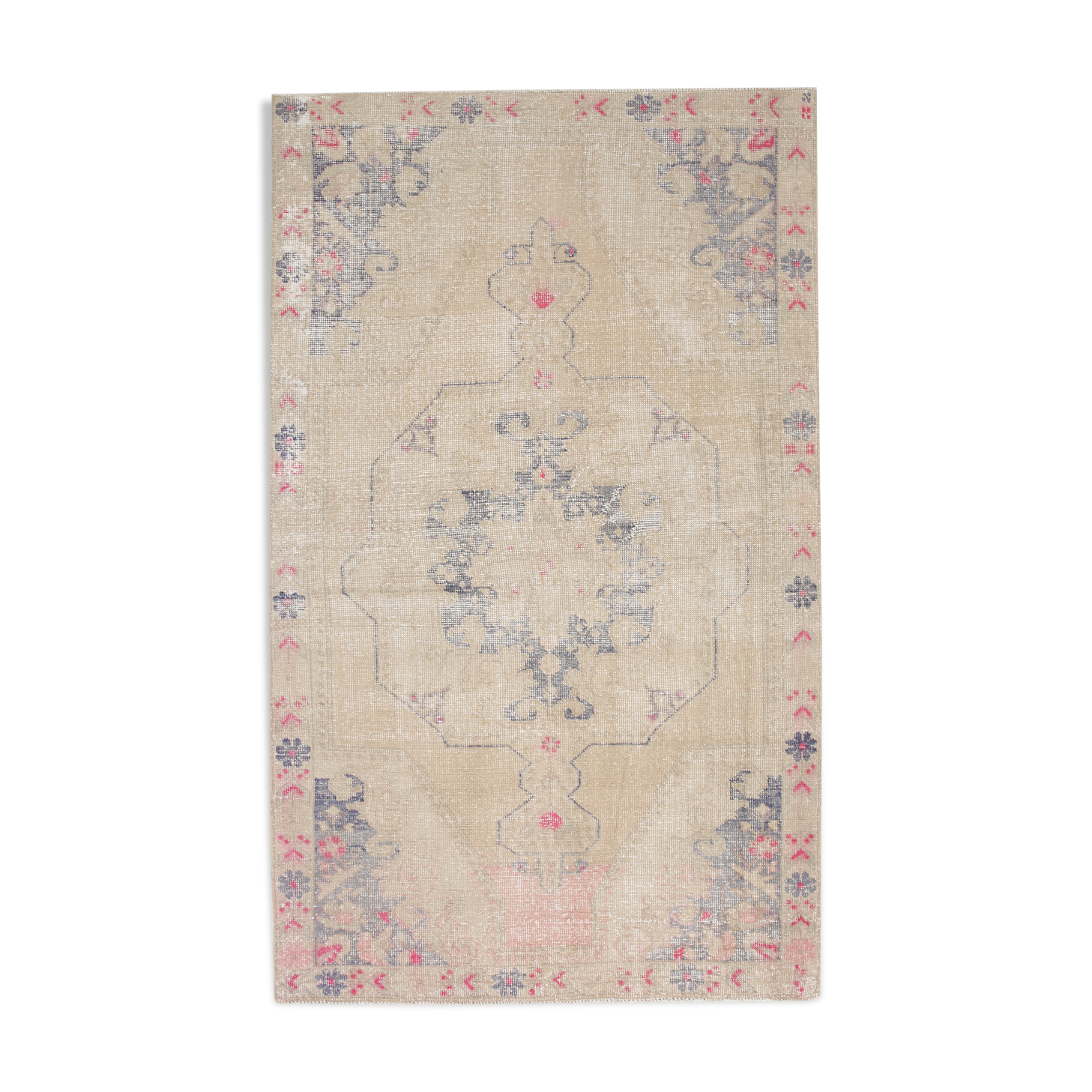 4x7 bohemian vintage area rug