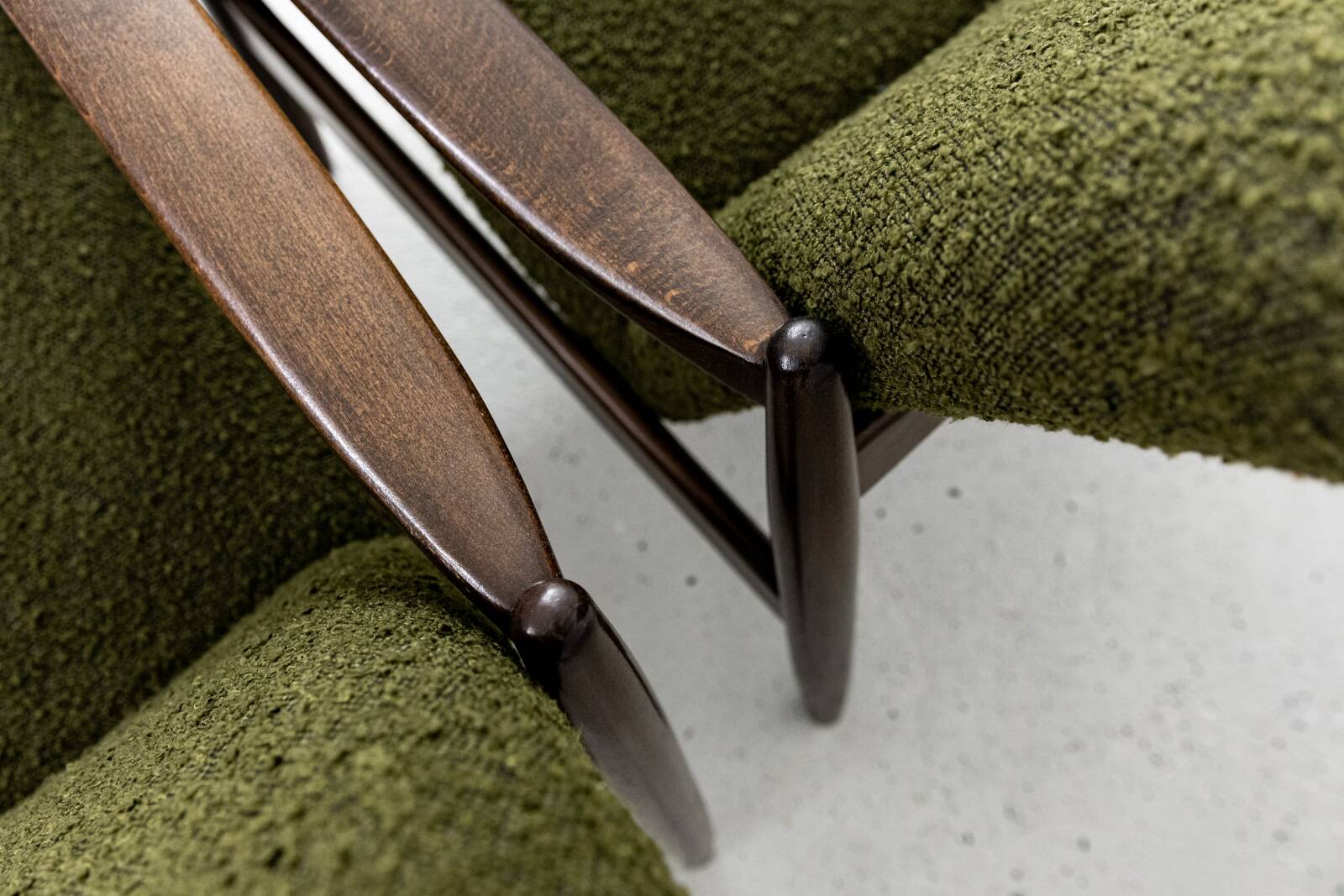 Vintage Armchairs By Edmund Homa, Poland, 1960s, set of 3