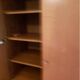 Vintage Scandinavian wardrobe in teak