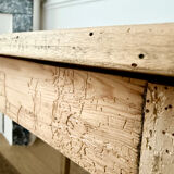 Renovated wooden side table or small desk