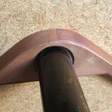 Opal tripod table in graphic glass from the 60s