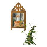 Miroir ancien fronton