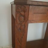 Art Deco console serving table