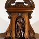 Petit Buffet Deux Corps en Noyer Massif, style Renaissance – Milieu XIXe