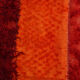 tapis vintage rouge & orange, 163x240 cm