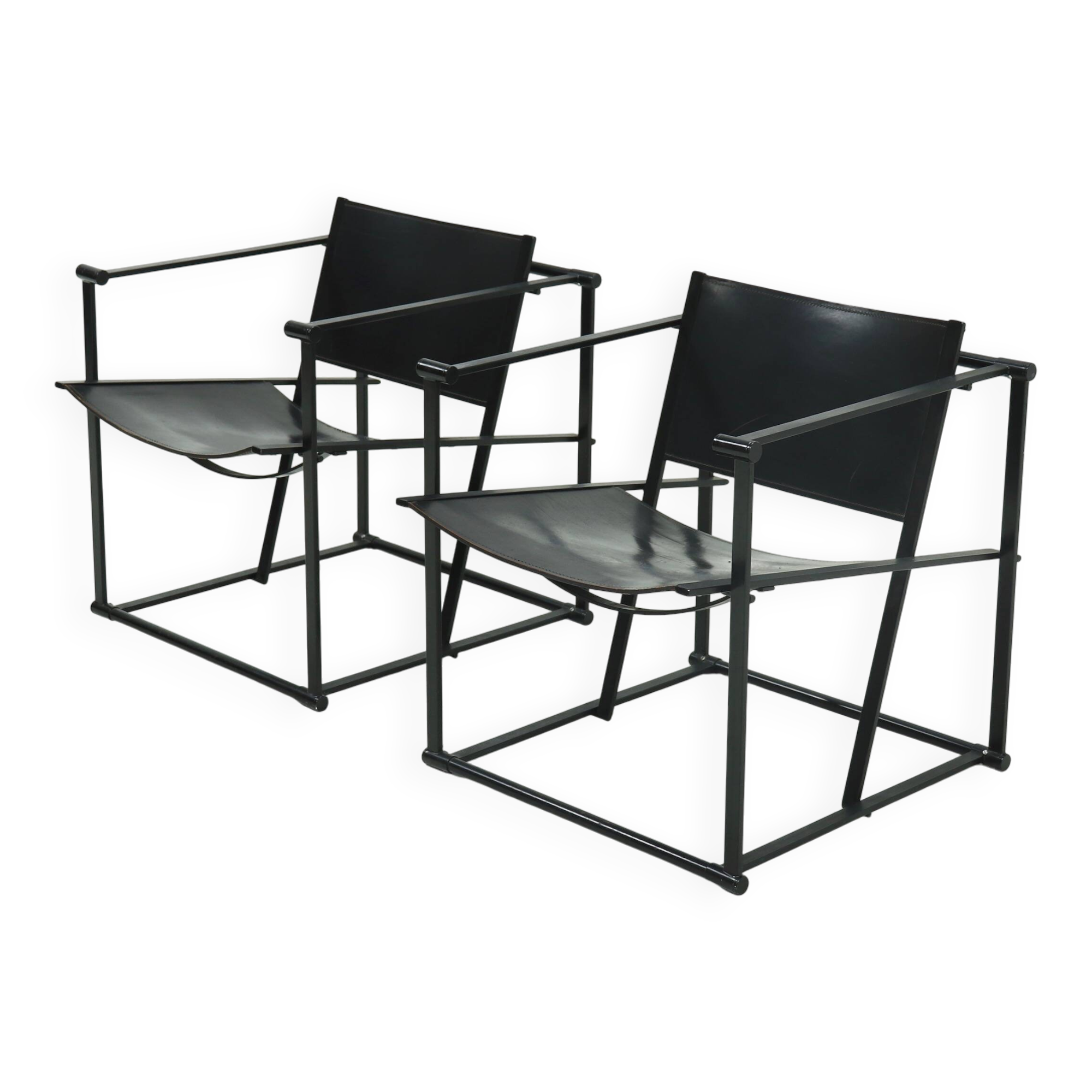 Set of 2 Lounge Chairs Model FM60 by Radboud van Beekum for Pastoe 1980s