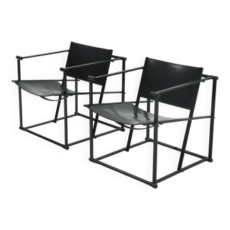 2 fauteuils modèle FM60 par Radboud van Beekum pour Pastoe, années 1980