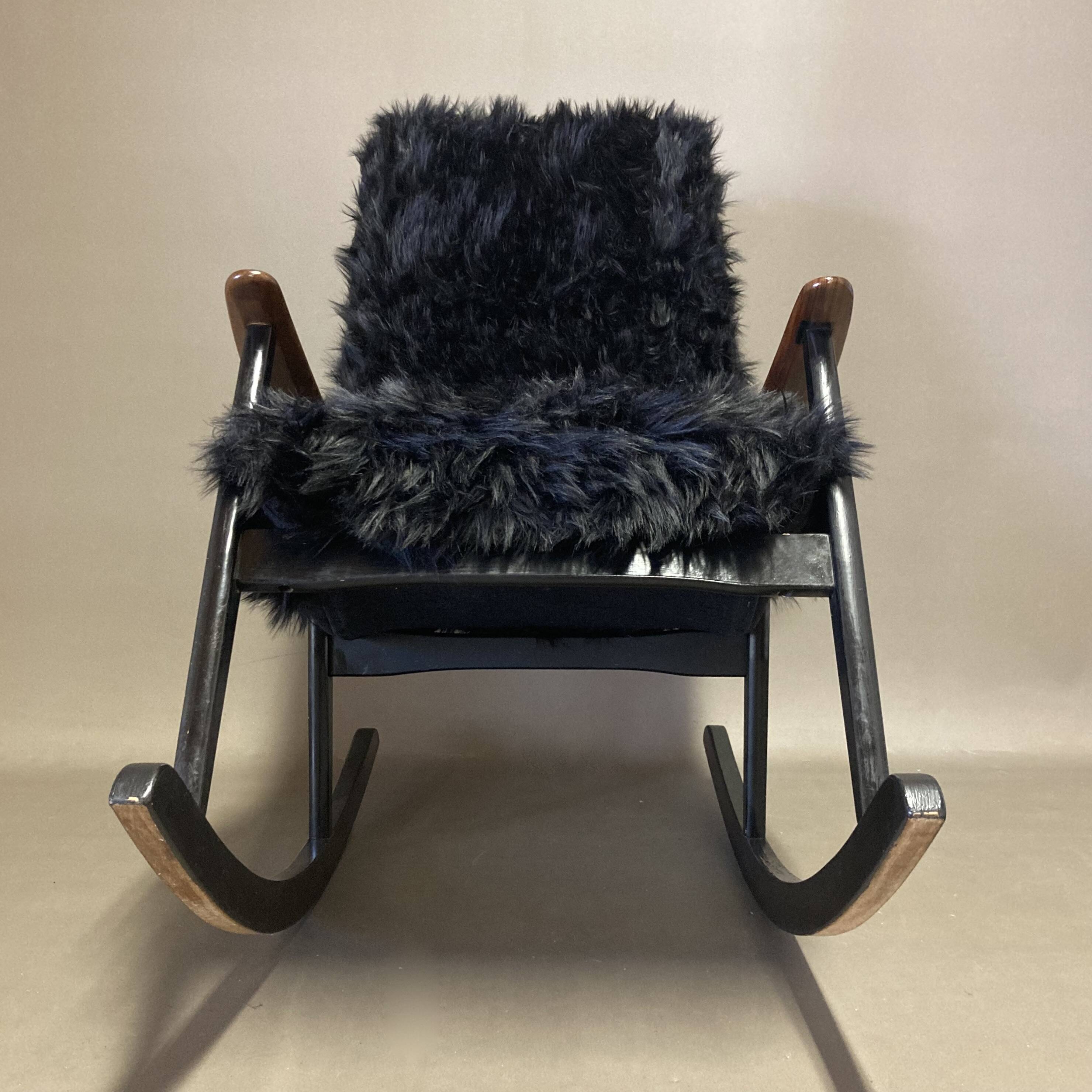 Scandinavian rocking chair design 1950.