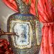 Large  enamel tin tray still life fruit Daher