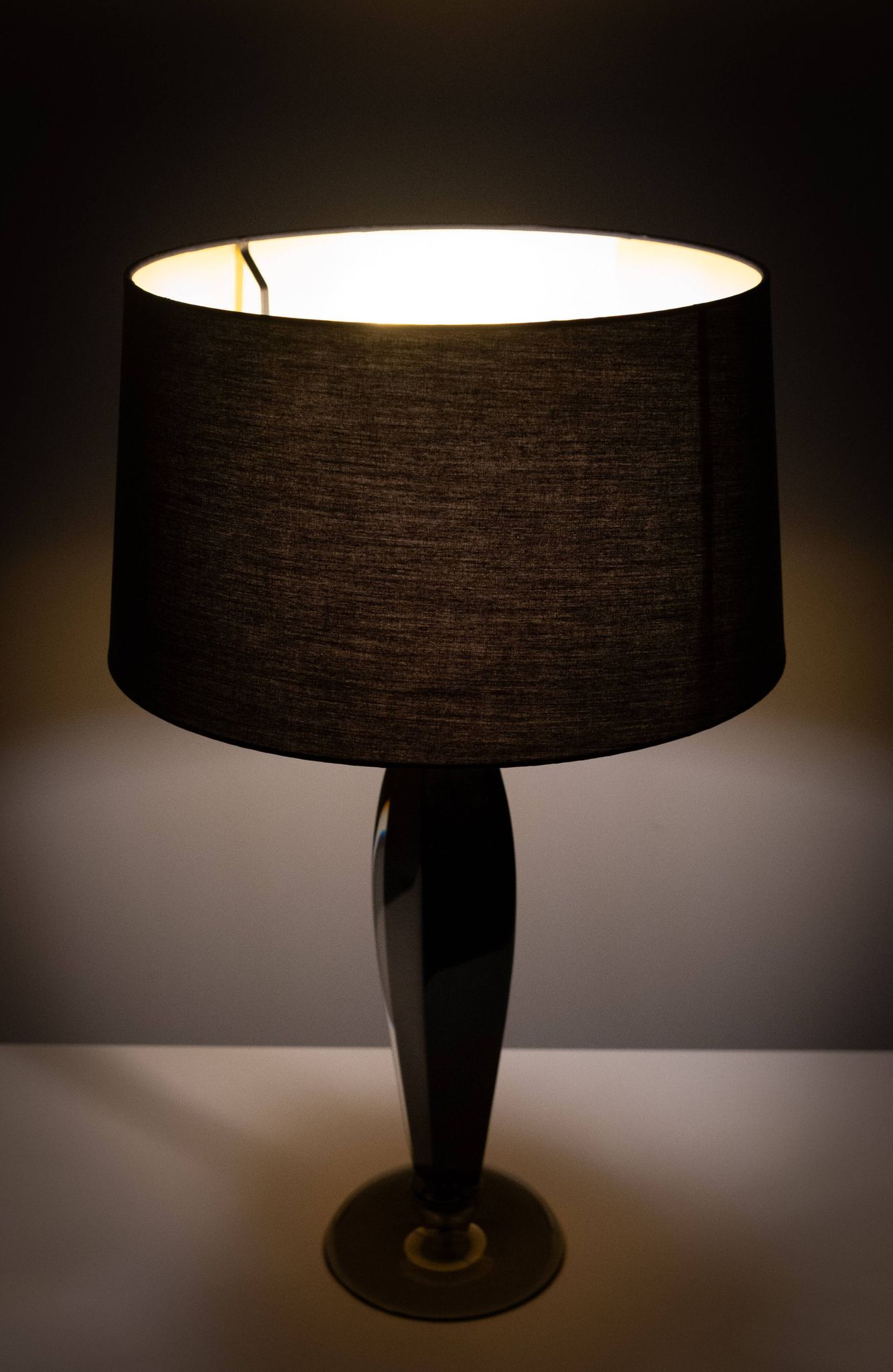 Flavio Poli Murano Glass Table Lamp for Seguso, 1960s