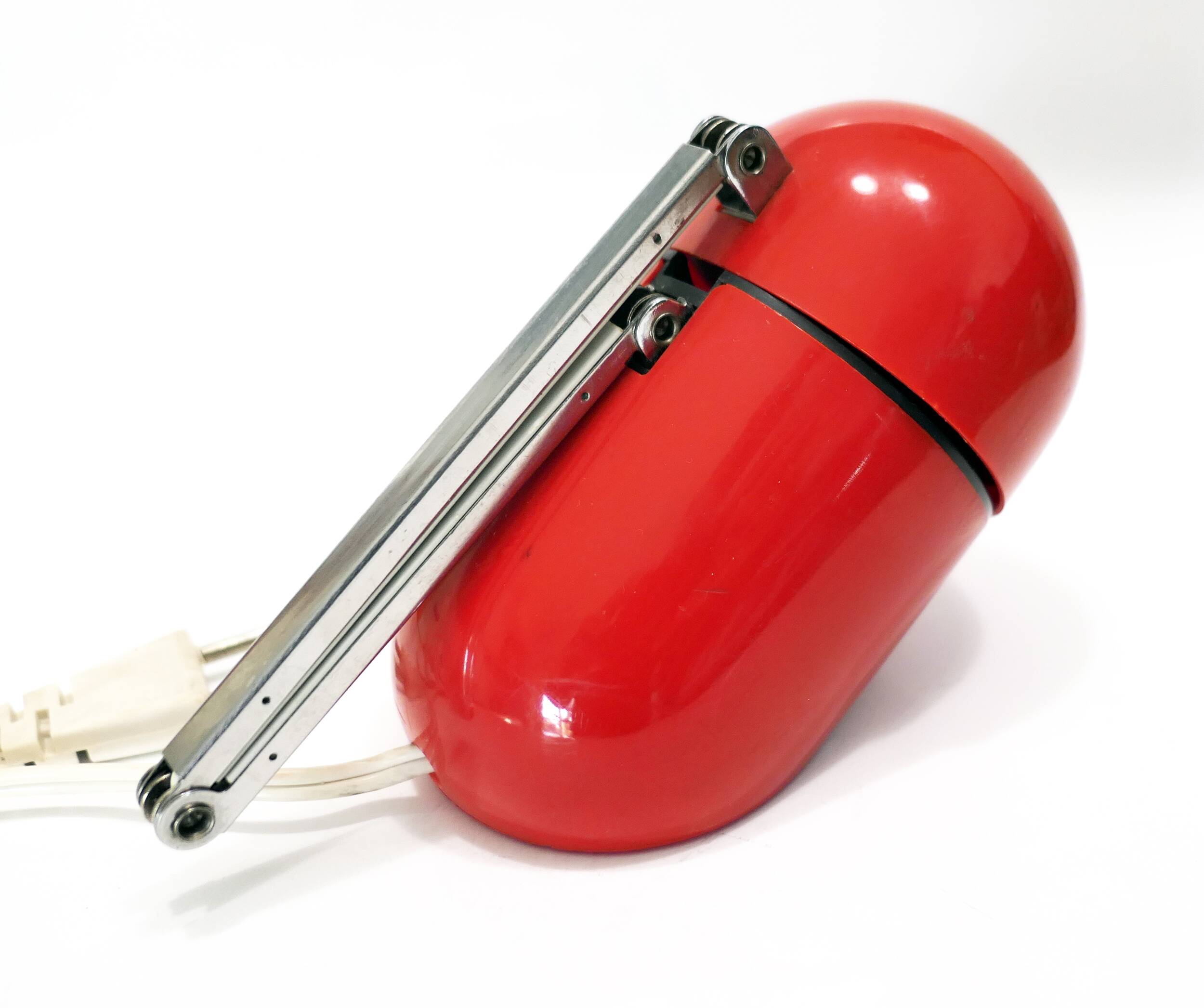 Space age design lamp kreo-lite na-718 red japan