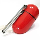 Space age design lamp kreo-lite na-718 red japan