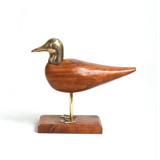 Brass and rosewood bird