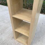 Scandinavian shelf 5 wooden cube compartments