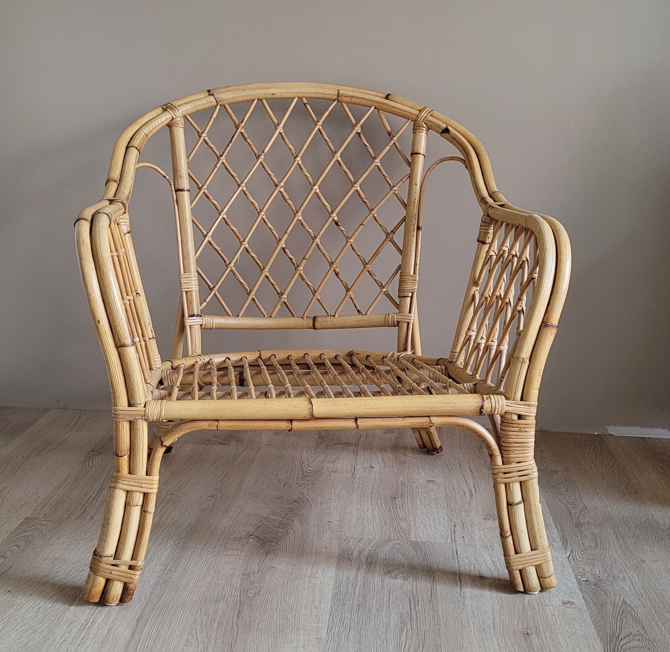 Fauteuil rotin adulte