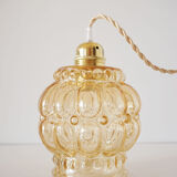 Vintage molded glass globe player