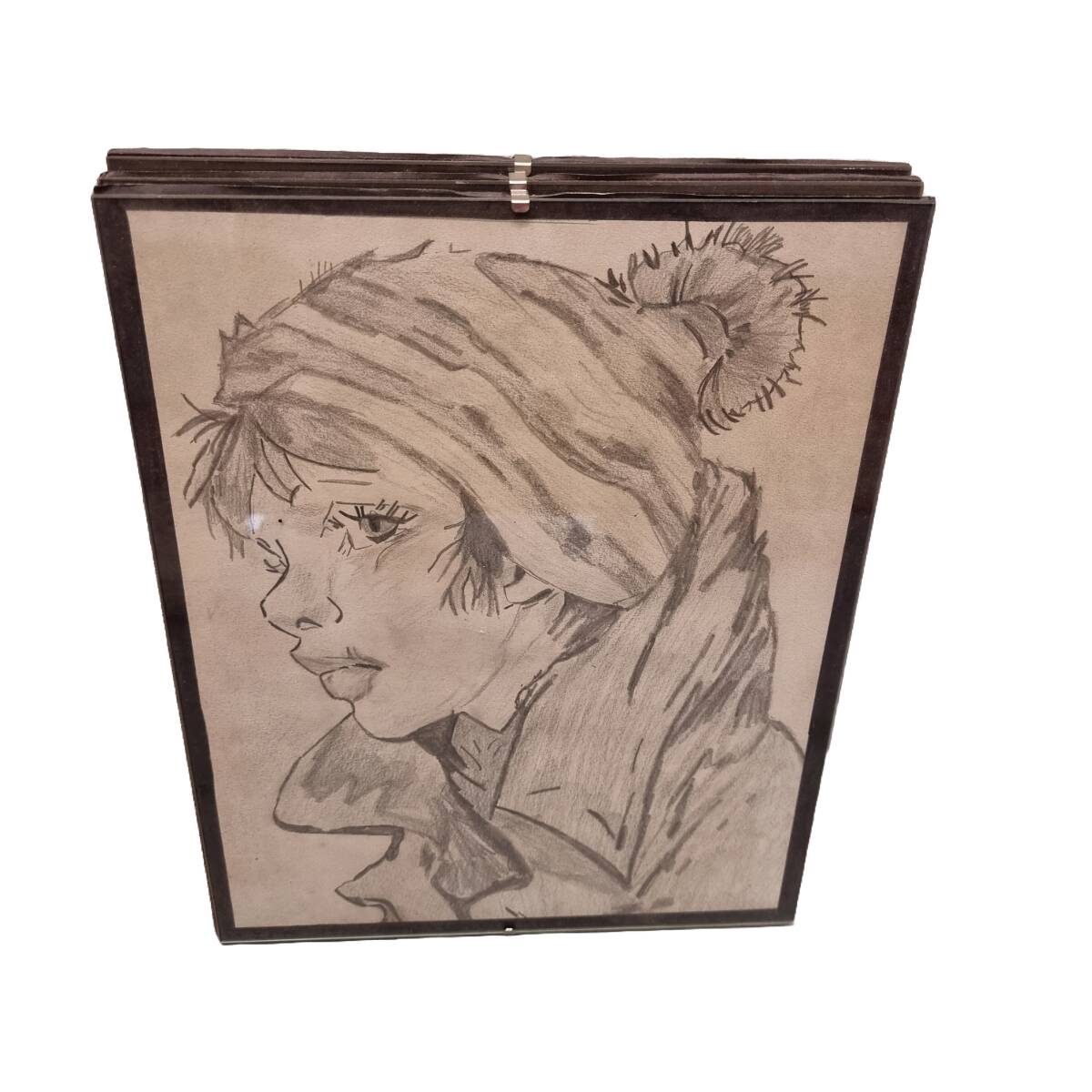 3 French Drawings Of Children, Mid 20th Century