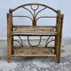 Vintage rattan shelf 1970-80