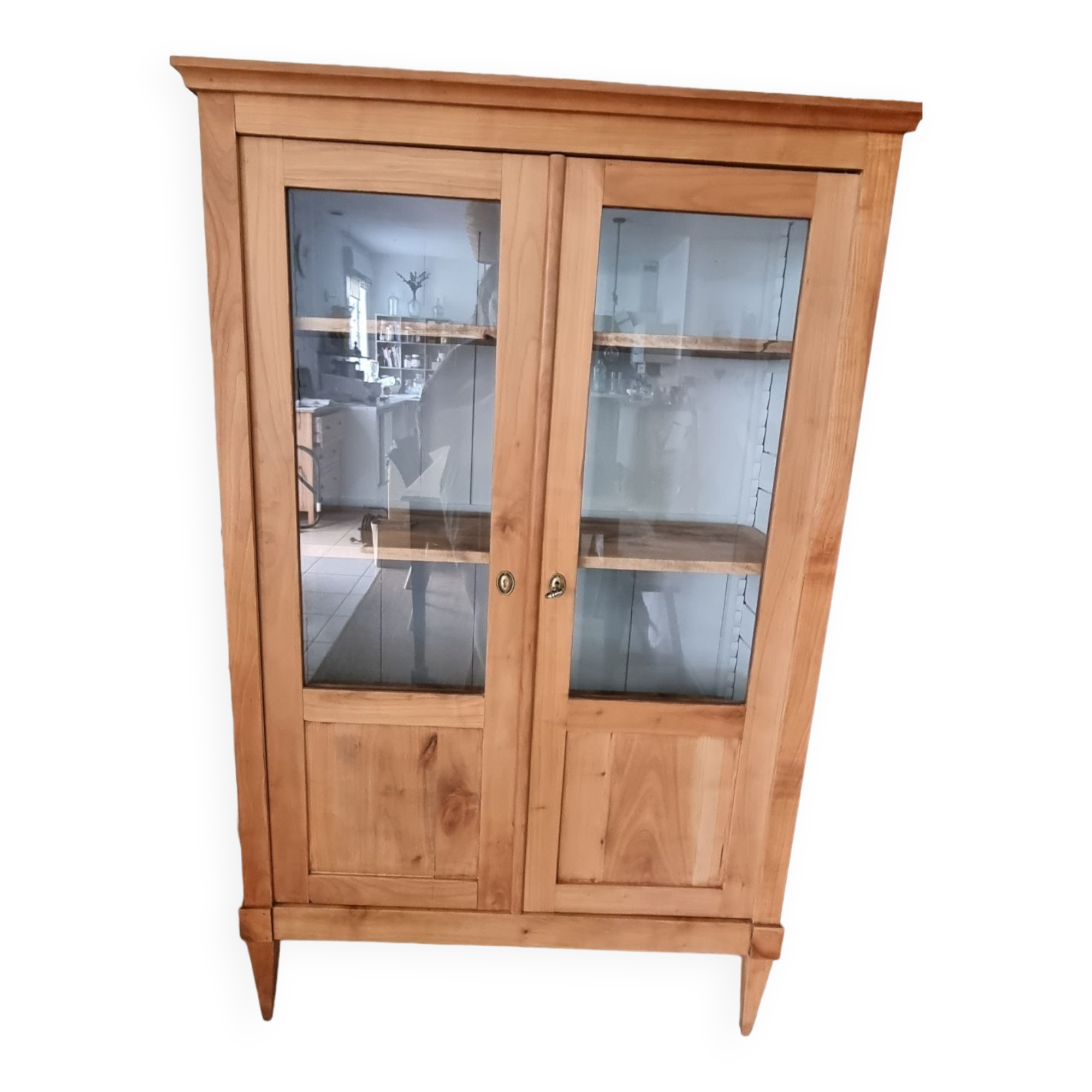 Vitrine bois massif
