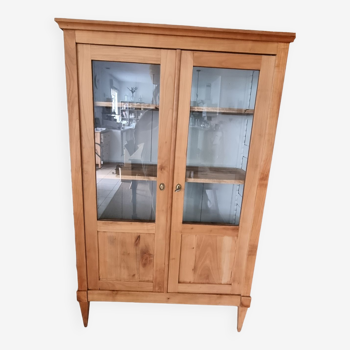 Solid wood display case