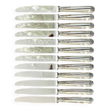 Christofle Malmaison, 12 cheese dessert knives 19.5 cm