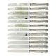 Christofle Malmaison, 12 cheese dessert knives 19.5 cm