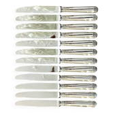 Christofle Malmaison, 12 cheese dessert knives 19.5 cm