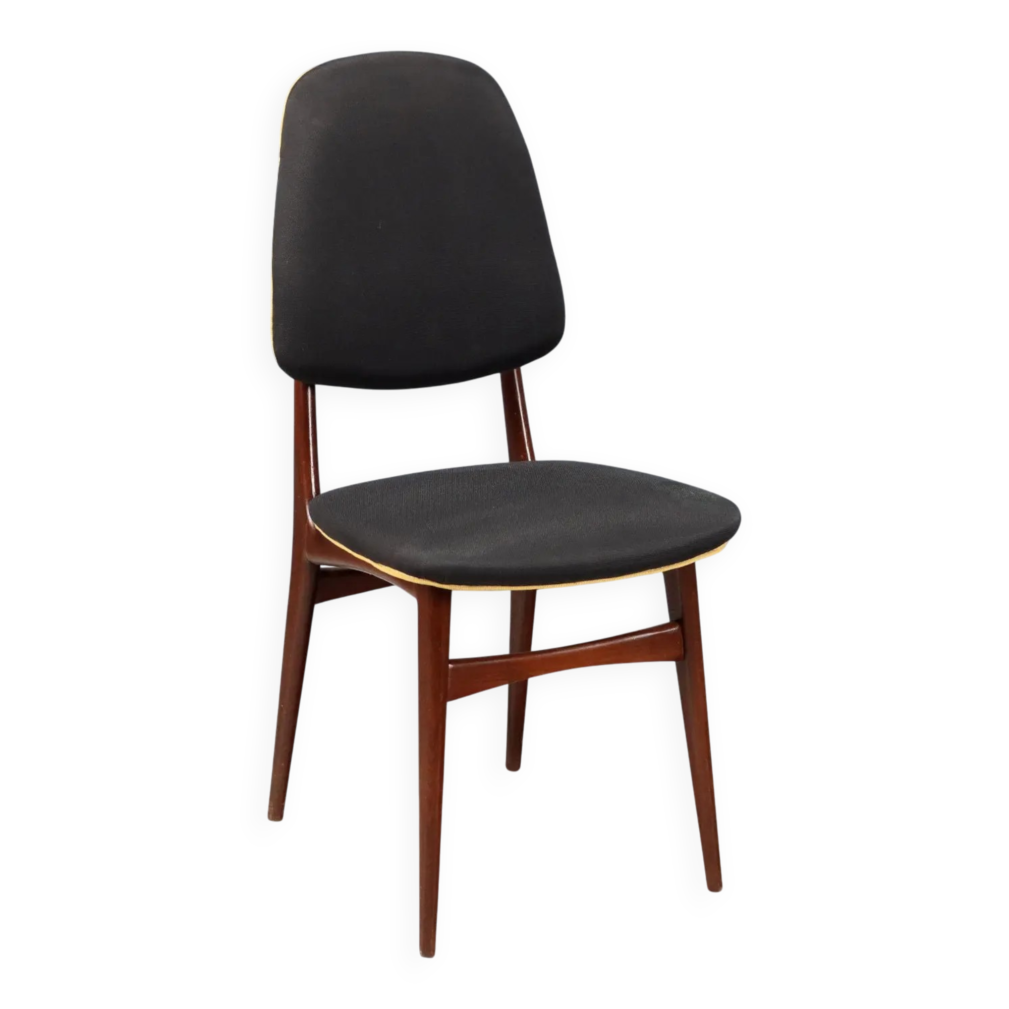 Vintage chair in fabric and foam, design, Italy, 1960s
