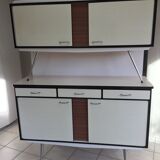 Formica vintage buffet feet compass