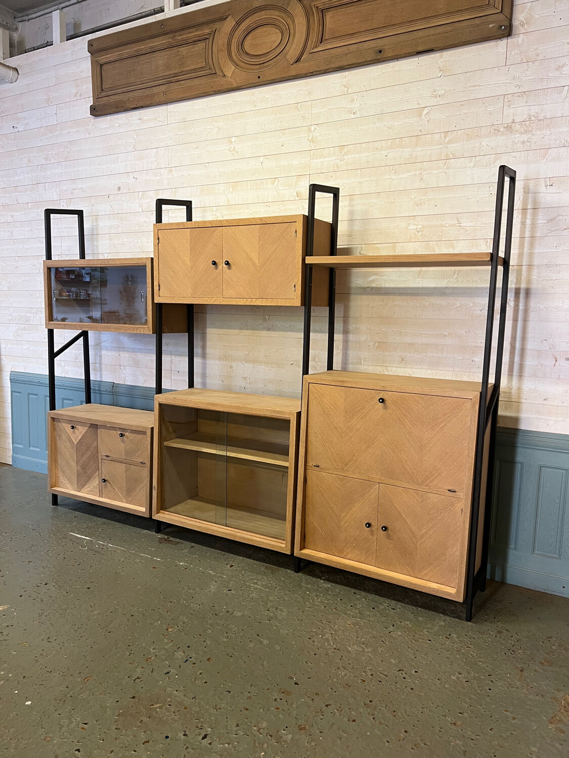 Large vintage library