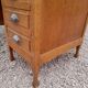 Old 1950 oak desk 5 drawers