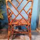 Bamboo armchair & canning 1900s