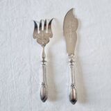 Ensemble de service de poisson en argent sterling Minerva antique et fabuleux