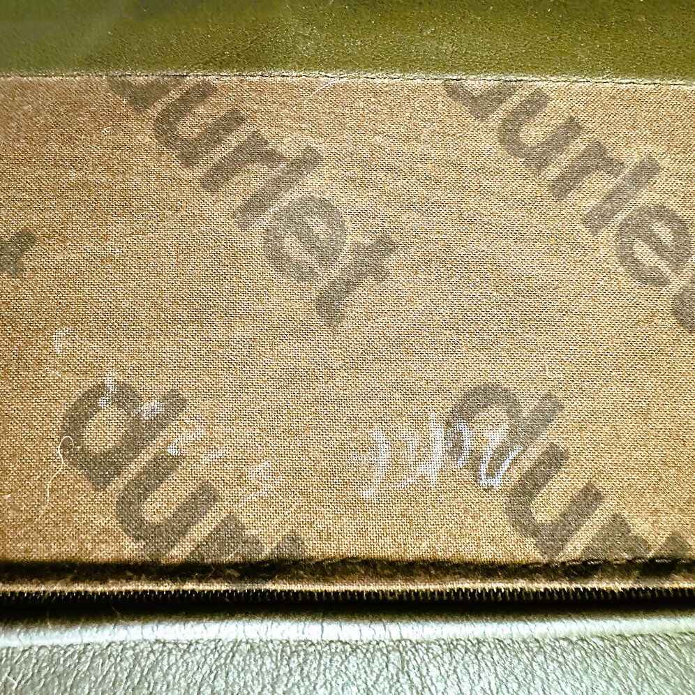 Vintage brutalist leather three seat Durlet sofa, 1970s