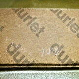 Vintage brutalist leather three seat Durlet sofa, 1970s