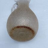 Carafe rafraichissoir pichet baccarat ou st louis cristal givré anse torsadée