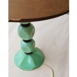 Green opaline bedside lamp