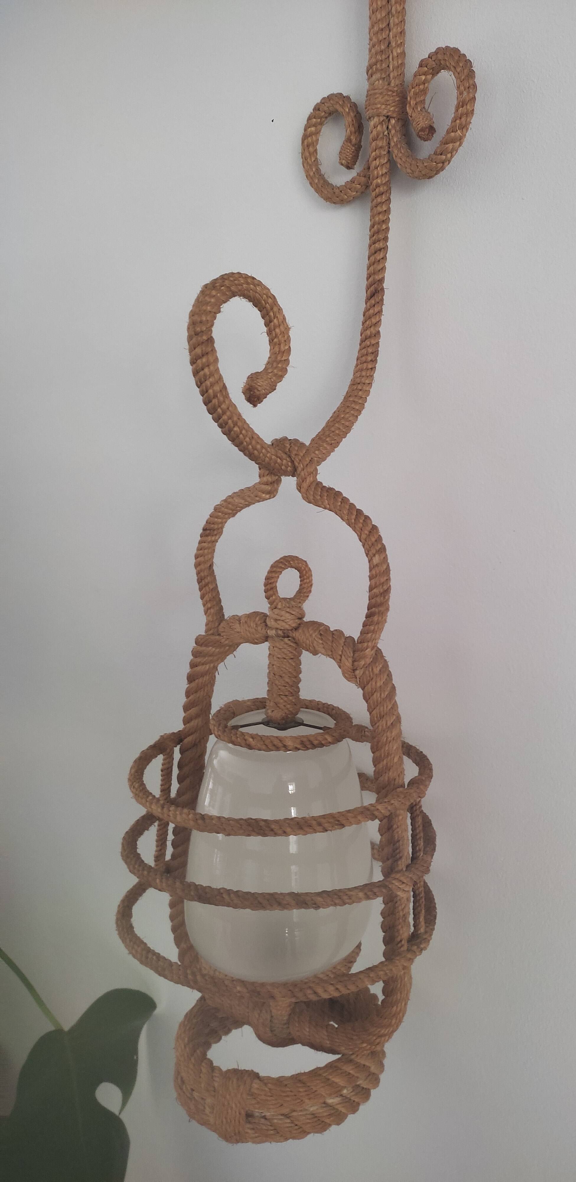 Rope wall lamp