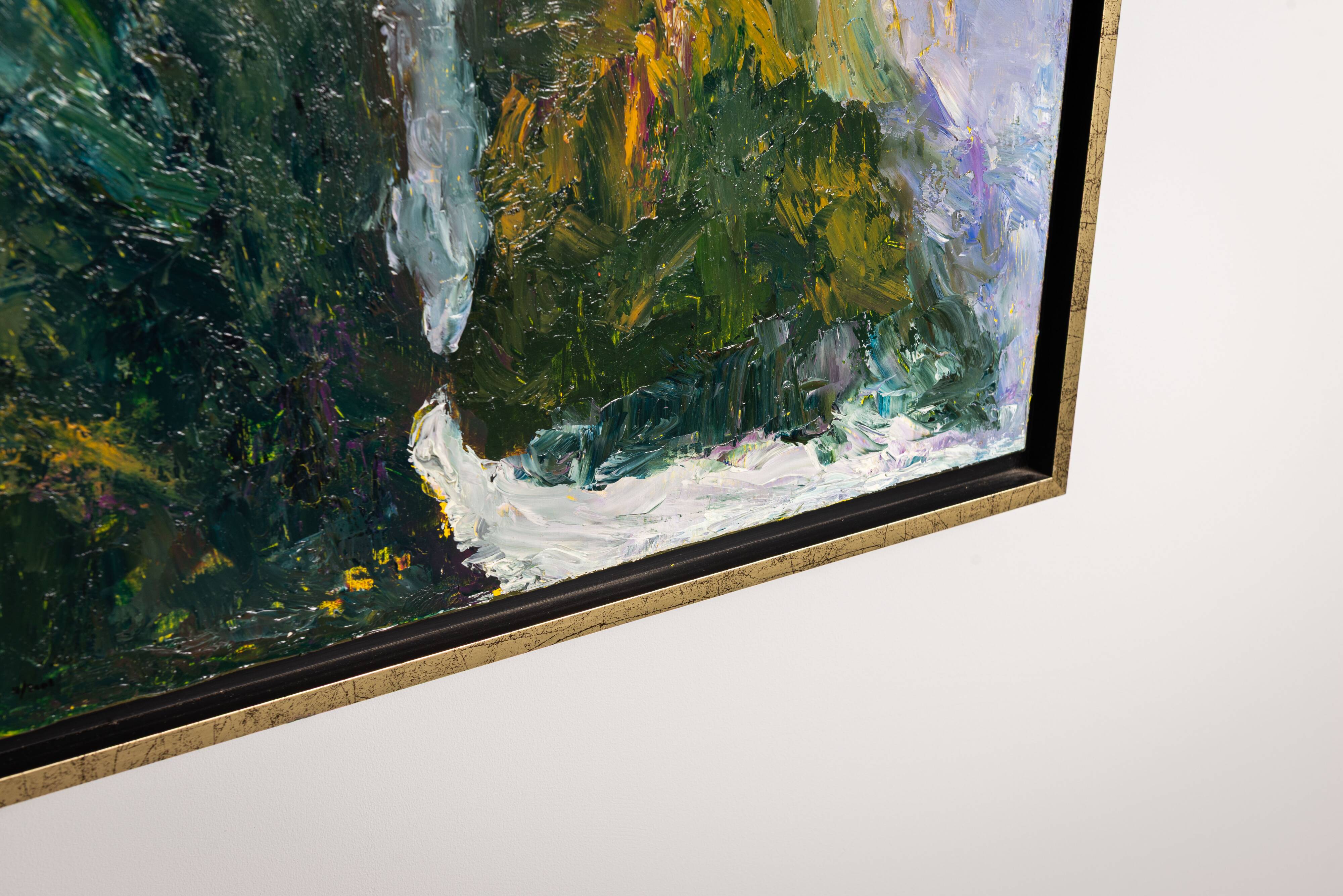 Abstract landscape painting ‘‘Chine Ancienne’’